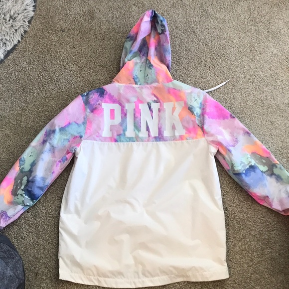 PINK hooded rain jacket - Picture 2 of 4